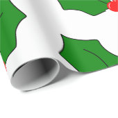 Holly Geschenkpapier (Rolleneckpunkt)