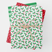 Holly Geschenkpapier Set (Beispiel)