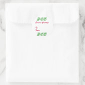 Holly Gift Tag Stickers (Tasche)