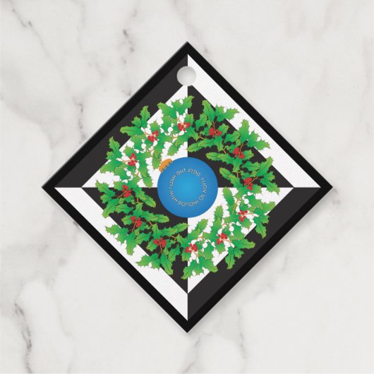 Holly Gift Tags Geschenkanhänger (Vorderseite)