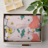 Holly Gifts Christmas Pink Seidenpapier (Geschenk)