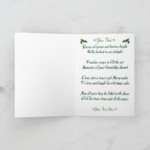 Holly Greetings Feiertagskarte (Innenseite)