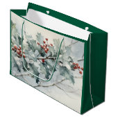 Holly Große Geschenktüte (Vorderseite Schrägansicht)
