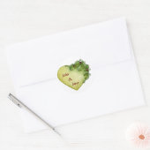 Holly Heart Sticker (Umschlag)