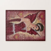 Holly Heart valentine Fee von Renee Puzzle (Horizontal)