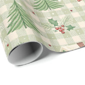 Holly Hearth Christmas Geschenkpapier (Rolleneckpunkt)