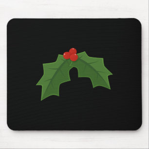 Holly - Heilige Weihnachten und Berries Mousepad