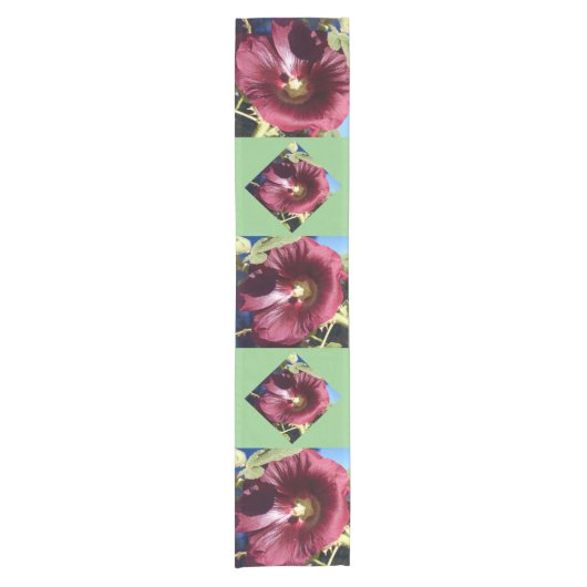 Holly Hock Table Runner Kurzer Tischläufer (Vorderseite)