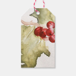 Holly Holiday-Geschenke Tags Geschenkanhänger
