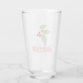 Holly Holiday Glass Glas (Rückseite)