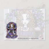 Holly Holiday Weihnachten Party Candy Angel Postca (Rückseite)