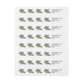 Holly Holiday Wraparound Return Address Labels (Bogen)