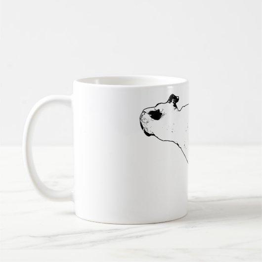 Holly-Hush Bulldog Traum Kaffeetasse (Links)