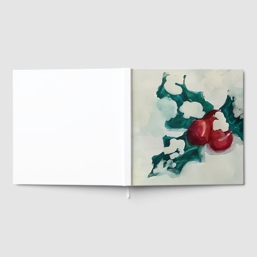 Holly in Snow Gästebuch (Voll)