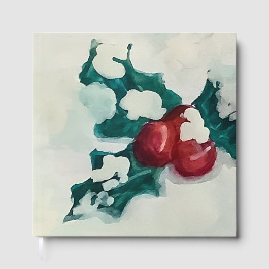 Holly in Snow Gästebuch (Vorderseite)