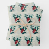 Holly in Snow Geschenkpapier Set (Beispiel)