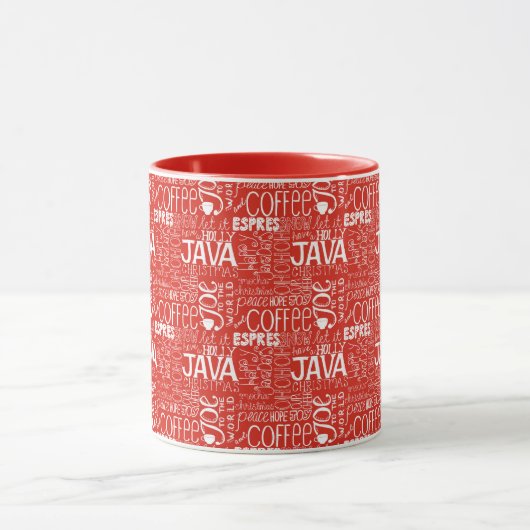 Holly Java Christmas Tasse (Zentrum)