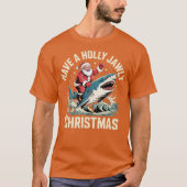 Holly Jawlly Weihnachten T-Shirt (Vorderseite)