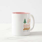 Holly jolls Weihnachtsgeschenk Zweifarbige Tasse (VorderseiteRechts)