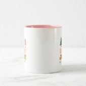 Holly jolls Weihnachtsgeschenk Zweifarbige Tasse (Mittel)