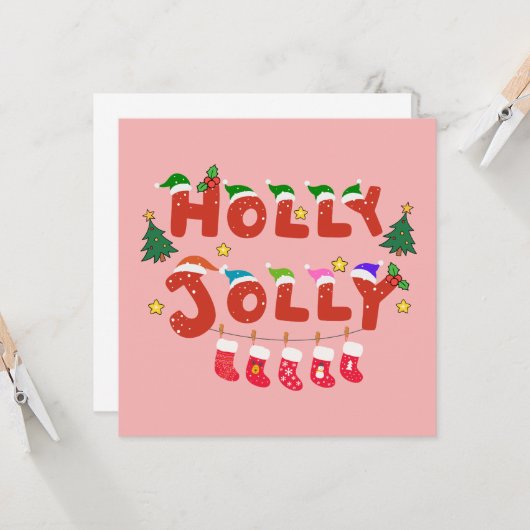Holly Jolly (Vorderseite/Rückseite Beispiel)