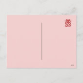 『Holly Jolly』トナカイのかわいいクリスマスカード♡ Feiertagspostkarte (Rückseite)