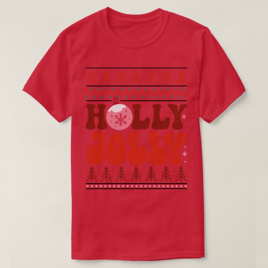 Holly Jolly 1 T-Shirt (Design vorne)