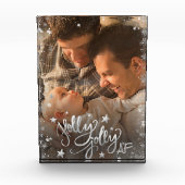 Holly Jolly AF | Shiny Silver Imitats Foil Foto (Vorderseite)