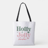 Holly Jolly Babe Festive Christmas Tasche (Rückseite)