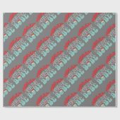 Holly Jolly Babe Geschenkpapier (Flach)