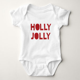 Holly Jolly Baby Strampler