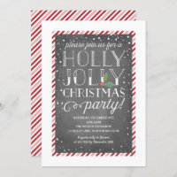 Holly Jolly Candy Cane Holiday Weihnachts-Party