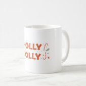 Holly Jolly Candy Canes Kaffeetasse (VorderseiteRechts)