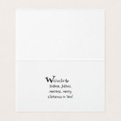 Holly Jolly Christmas (Innenseite Aufgefaltet)