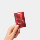 Holly, Jolly Christmas Ausweis (Handheld)