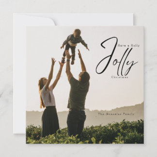 Holly Jolly Christmas Card Feiertagskarte