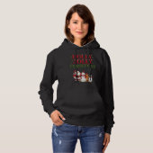 Holly Jolly Christmas Cute Holiday Hoodie (Vorne ganz)