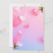 Holly Jolly Christmas Cute Penguin Paste Einladung (Rückseite)