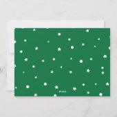 Holly Jolly Christmas Feiertagskarte (Rückseite)