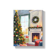 Holly Jolly Christmas | Fireplace Tree Merry