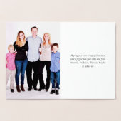 Holly Jolly Christmas Folienkarte (Innenseite)