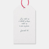 Holly Jolly Christmas Geschenkanhänger (Rückseite)