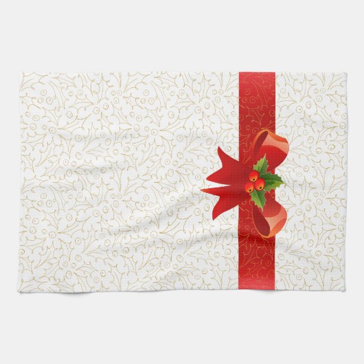 Holly Jolly Christmas Geschirrtuch (Horizontal)