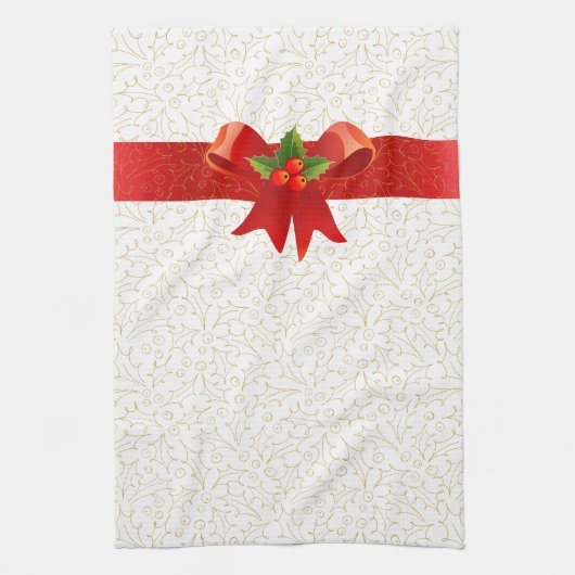 Holly Jolly Christmas Geschirrtuch (Vertikal)