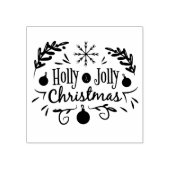 Holly Jolly Christmas Gummistempel (Prägung)