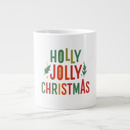 Holly Jolly Christmas Jumbo Tasse Collection (Vorderseite)