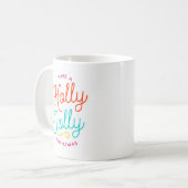 Holly Jolly Christmas Kaffeetasse (Vorderseite Links)