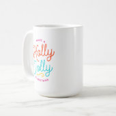 Holly Jolly Christmas Kaffeetasse (Vorderseite Links)