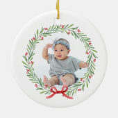 Holly Jolly Christmas Keramik Ornament (Hinten)