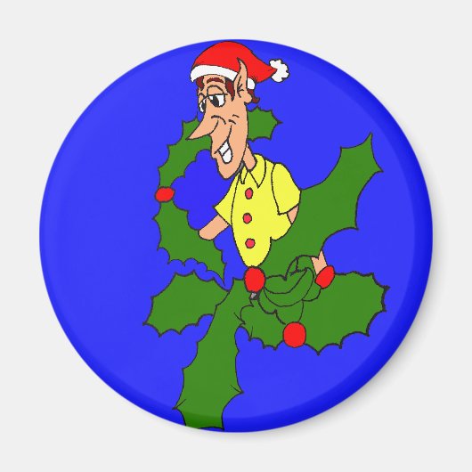 Holly Jolly Christmas Magnet (Vorne)